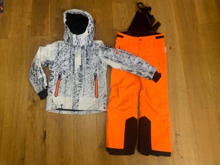 Reima zimná lyžiarska bunda a otepľovačky 134/140/, reima,140