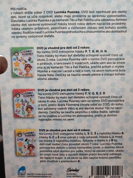 Lucinka pusinka 3 dvd set, 