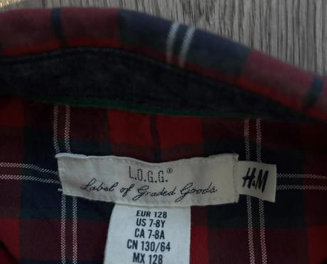 Košeľa h&m, 128, h&m,128