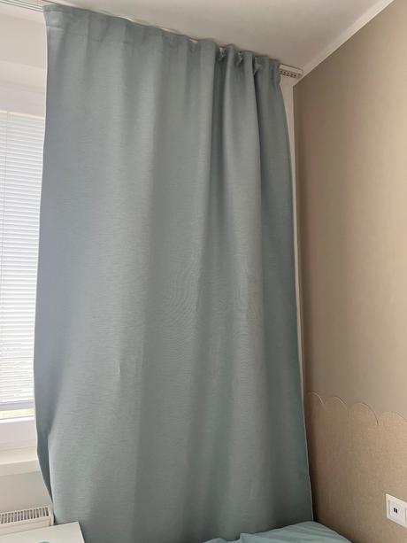 Ikea zavesy vilborg stmavujuce tyrkysove, 