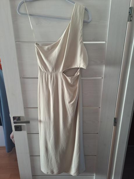 Béžové letné šaty zara, zara,l