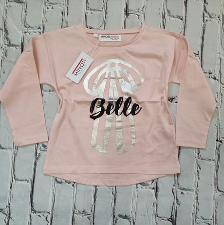 Dievčenské broskyňové tričko, minoti,74 / 80 / 86 / 92