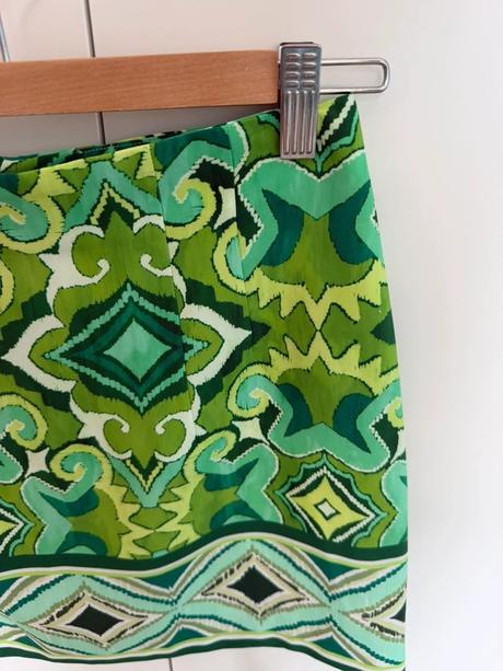 Zara zelená mini sukňa xs, zara,xs