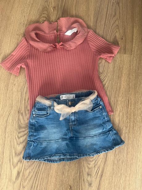 Riflová sukňa terranova 116/122, terranova,116