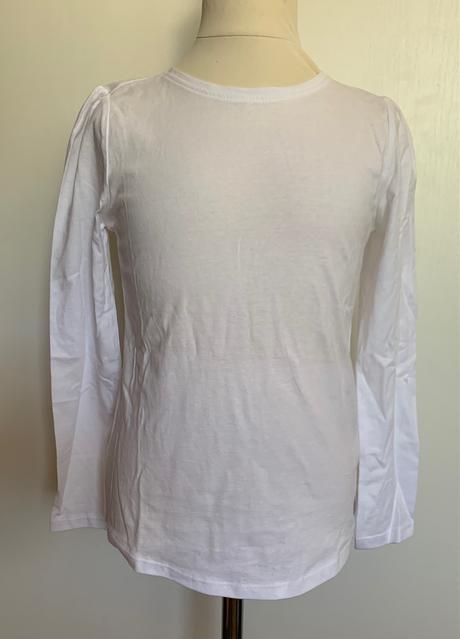 Reserved biele tričko s dlhým rukávom, reserved,128