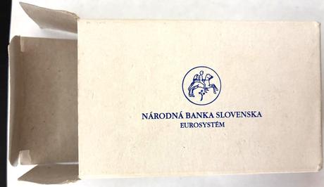 Zberateĺský blok nbs s 2e mincou konštantín a metó,
