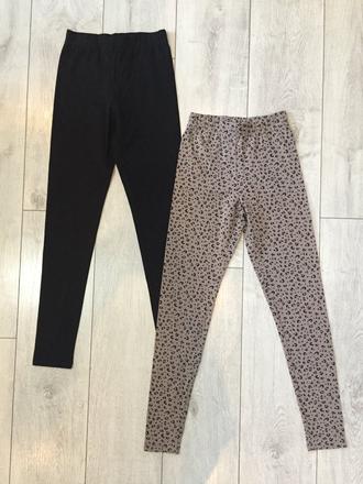 Dievčenske leginy 2ks, 11-12 rokov, h&m,152