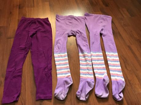 Dievčenský balík - fialový - 7 vecí, 122–134