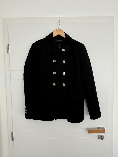 Čierny kabát, zara,m