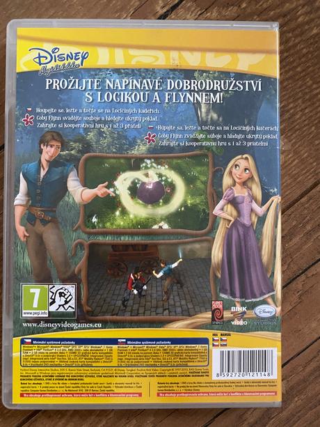 Hra na pc disney na vlásku, 