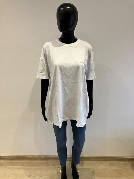 Dámske biele tričko s nápisom bershka (28), bershka,m