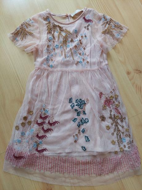 Vyšívané šaty, zara,110