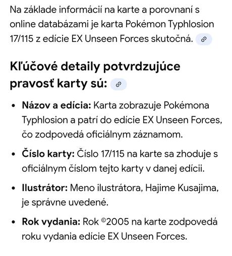 Pokémon karta typhlosion 2005 17/115,
