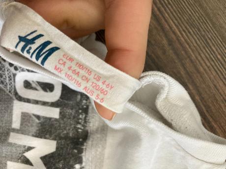 Tričko, h&m,116