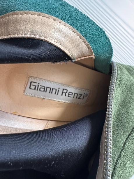 Gianni renzi - semišové čižmy, 41