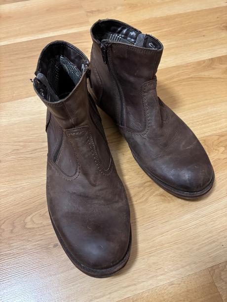 Čižmy kožené 43, 43
