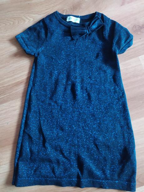 Trblietavé šaty, h&m,110
