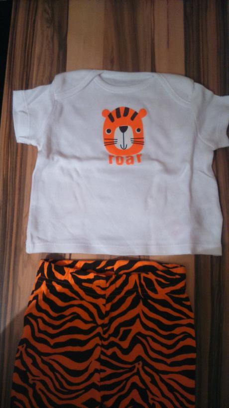 Unisex kompletik 3-6m,  len opratý, nebol oblečený, f&f,68