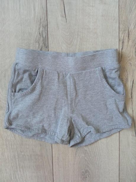 Dievčenské sivé teplákové šortky (122-128), pepperts,122