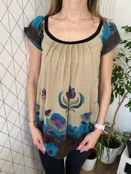 Elegantné tehotenské tricko, l