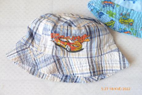 Letné klobúčiky,obvod 54cm, 