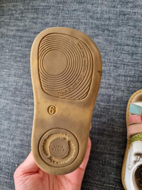 Detské barefoot sandálky, livie & luca,23