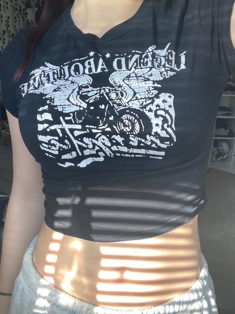 Cropnuté tričko, xs