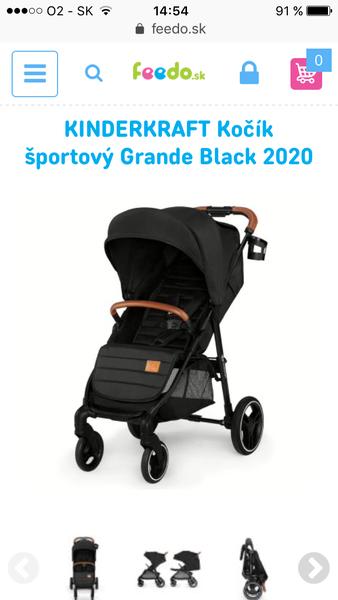 Kto má kočík Kinderkraft sport grande 2020?