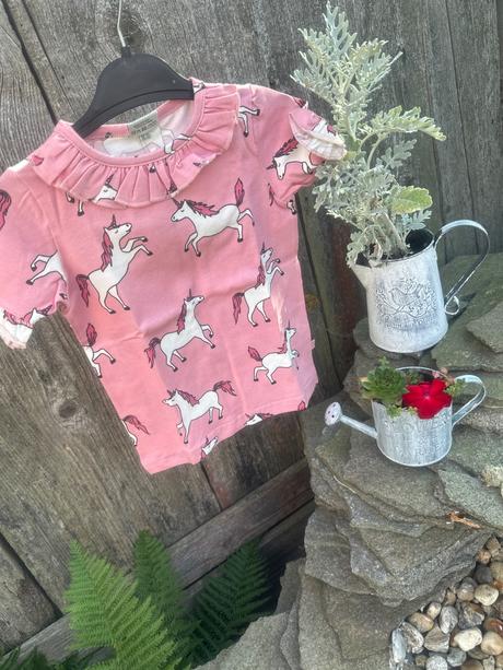 Tričko s jednorožcami a volánikmi smafolk, smafolk,86 / 92