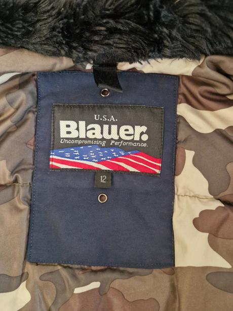 Zimná páperová bunda blauer u.s.a, 152
