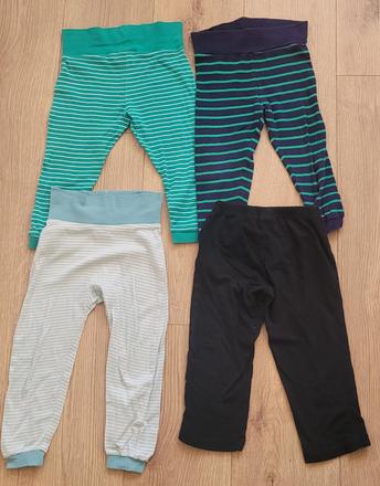 Tenké tepláky 4ks, lupilu,86