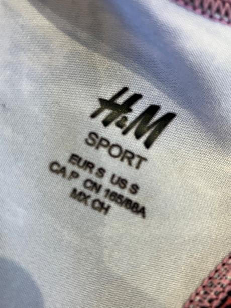 Dámske športové tričko vzorované h&m (s), s