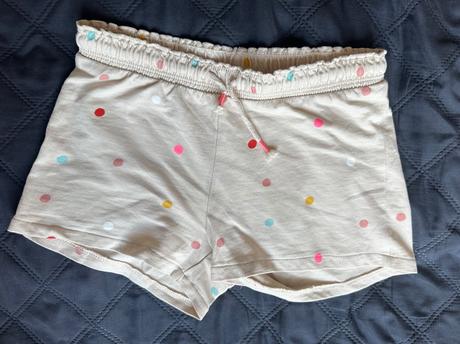 Kraťasky bodkované, h&m,134