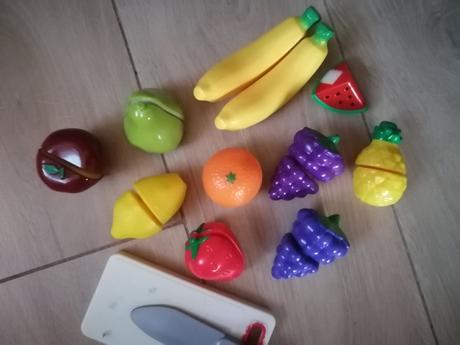 Ovocie na krájanie si suchým zipsom, 