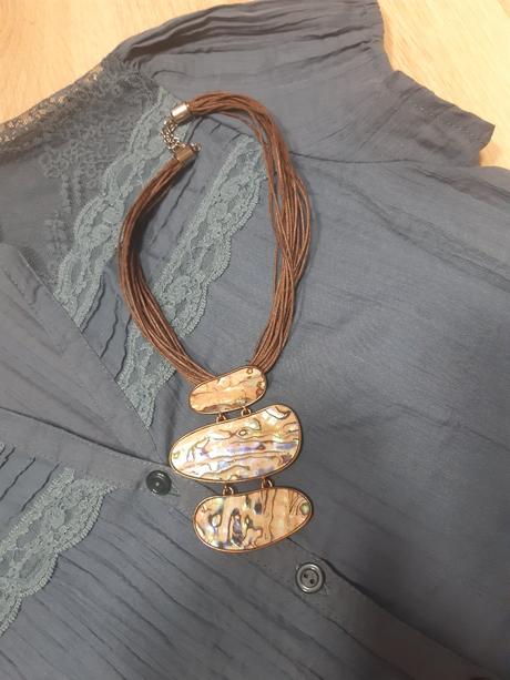 Blúzka s čipkou, h&m,36