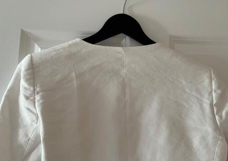 Biele ľanové elegantné sako, reserved, xs/34, reserved,xs