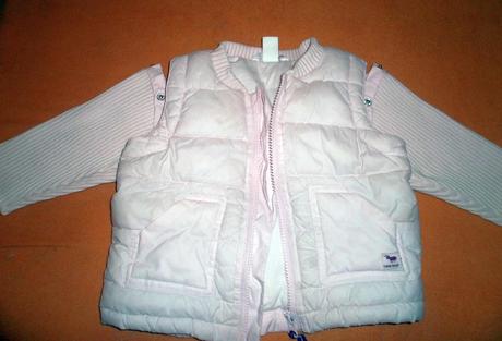 Vesta s odopínateľnými rukávmi od veľ.74, h&m,80