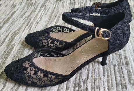 Damske čipkované lodičky, 37