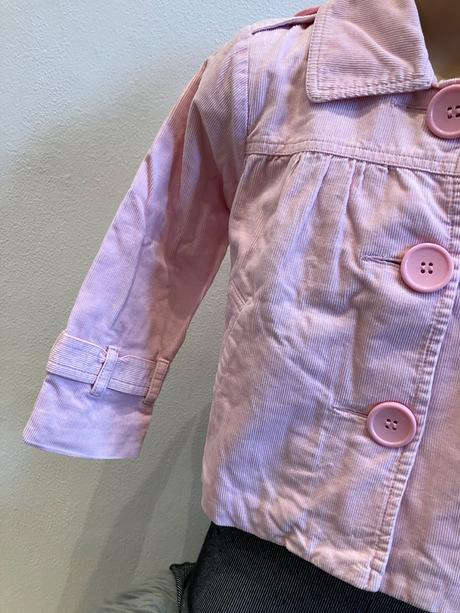 Dievčenský menčestrový kabát tenký h&m (4-5 r.), h&m,110