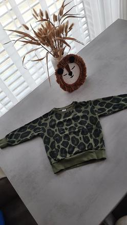 Mikina s gepardím vzorom, lindex,98