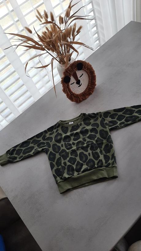 Mikina s gepardím vzorom, lindex,98