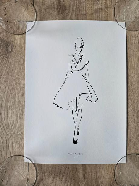 Sada plagátov desenio coco, prada, dancer, catwalk, 