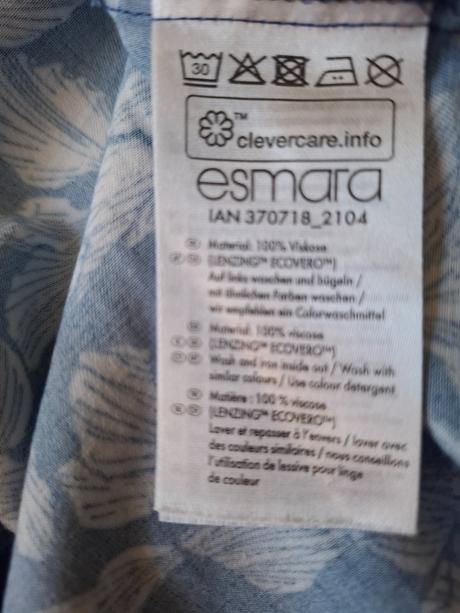 Letne šaty, esmara,m