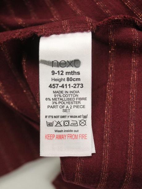 Nohavice na traky s tričkom next veľ. 9-12 mes. a, next,80