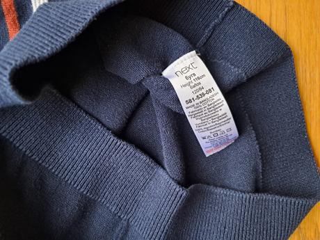 Tenký prúžkovaný bavlnený pulóver next veľ. 6 roko, next,116