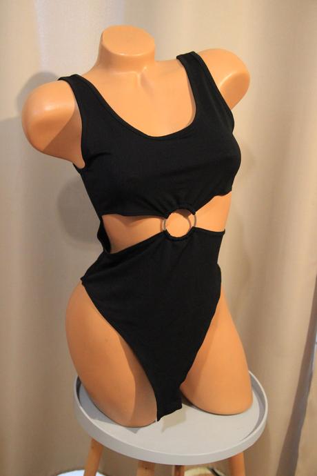 Body top s výstrihom vpredu aj na chrbte, h&m, h&m,m