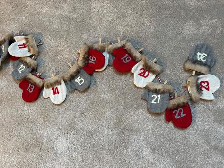 Adventný kalendár na zavesenie, 