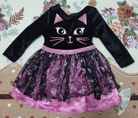 Karnevalové šaty mačička na 1-2 roky, 