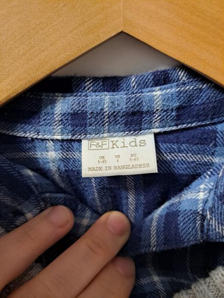 Sveter s golierom košele 5-6 rokov, f&f,122