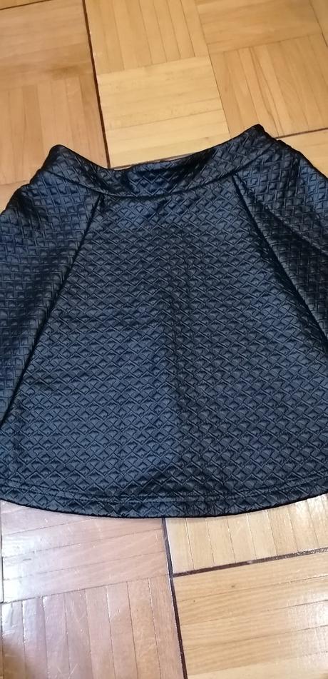 Dámska koženková zvonová sukňa fishbone xs, fishbone,xs